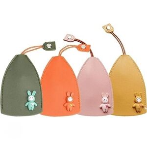 Colorful Bunny Key Wallet Set Of 4